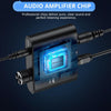 NÖRDIC 192 kHz Digital to Analog Audio Converter, SPDIF Optical to 3.5 mm Adapter with 1 m Optical Cable + 1 m 3.5 mm Audio Cable