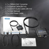 NÖRDIC 192 kHz Digital to Analog Audio Converter, SPDIF Optical to 3.5 mm Adapter with 1 m Optical Cable + 1 m 3.5 mm Audio Cable