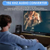 NÖRDIC 192 kHz Digital to Analog Audio Converter, SPDIF Optical to 3.5 mm Adapter with 1 m Optical Cable + 1 m 3.5 mm Audio Cable