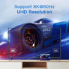 vinklad 1m USB4 USB-C till C nylonflätad kabel PD3.1 240W 40G 8K60Hz 4K144Hz grå