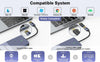 1 till 10 USB-A & C DisplayLink dockningsstation 2xHDMI, 1xVGA, 2xUSB3.0, 1xRJ45, 2xSD/TF, 2x3.5mm