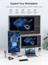 1 till 10 USB-A & C DisplayLink dockningsstation 2xHDMI, 1xVGA, 2xUSB3.0, 1xRJ45, 2xSD/TF, 2x3.5mm
