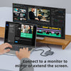 NÖRDIC 1 till 9 Magnetisk USB-C Dockningsstation 1xHDMI 4K60Hz, 1xUSB-C, 1xUSB-C PD 100W, 1xUSB-A, 1xM.2 SSD, 1xSD, 1xMicroSD, 1x3,5 mm AUX