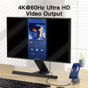 2m USB 3.2 Gen 2 USB-C till C nylonflätad kabel PD3.1 240W 20G 4K60Hz svart