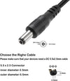 NÖRDIC 2m USB-A Cable to 5.5x2.5mm DC