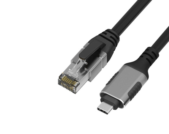 2m USB-C 3.1 till RJ45 1Gbps LAN Windows, MacOS, Linux, ChromeOS