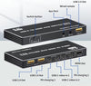 NÖRDIC USB C till HDMI KVM-switch 4K 60Hz, Type-C KVM-switch HDMI för 2 datorer 1 HDMI-skärm