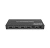 2x2 HDMI 2.0 Matrix switch 4K60Hz med Extraktor Toslink & Stereo EDID HDR HDCP2.2 Dolby Digital+, DTS 5.1