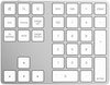 NÖRDIC 34 Keys Portable USB Wired Numeric Keypad with Hubs Numpad Keyboard Numeric Finanical Keyboard