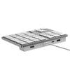 NÖRDIC 34 Keys Portable USB Wired Numeric Keypad with Hubs Numpad Keyboard Numeric Finanical Keyboard