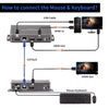 NÖRDIC 4K 60Hz 65M HDMI KVM Extender  with USB over over Cat5e/Cat6 POC with Loop Support USB Keyboard Mouse for PC Computer