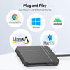4 i 1 USB-A/C kortläsare SD/MicroSD/CF/TF/MS 5Gbps UHS-II 1TB