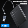 4 i 1 USB-A/C kortläsare SD/MicroSD/CF/TF/MS 5Gbps UHS-II 1TB