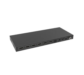 4K HDMI 2.0 Matrix S4x2 witch med Extraktor Toslink & Stereo EDID HDR Dolby ARC