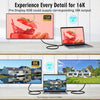 50cm Thunderbolt 5 cable 80Gbps data transfer 240W Charging 120Gbps bandwith 16K60Hz 8K60Hz 4K540Hz