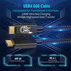 50cm Thunderbolt 5 cable 80Gbps data transfer 240W Charging 120Gbps bandwith 16K60Hz 8K60Hz 4K540Hz