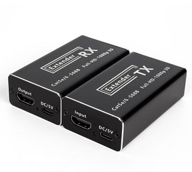 NÖRDIC 50m HDMI Extender Over Cat 5e/6/7, Full HD 1080P, EDID, Deep Color, Dobly Digital/DTS