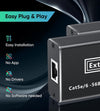 NÖRDIC 50m HDMI Extender Over Cat 5e/6/7, Full HD 1080P, EDID, Deep Color, Dobly Digital/DTS