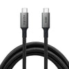 5m USB3.2 Gen1 USB-C till C nylonflätad kabel snabbladdning 3A 5Gbps Power Delivery PD 60W