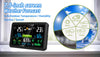 NÖRDIC 7,5" LCD Trådlös Väderstation Hygrometer Termometer Månfaser Barometer RCC Radiokontrollerad Väckarklocka Soltid