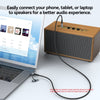 NÖRDIC Audio-adapter USB-C/Lightning till 3,5 mm stereo 13 cm