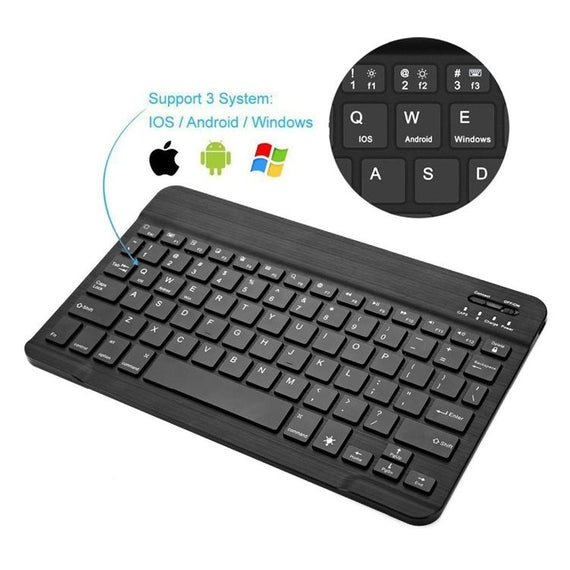 Bluetooth 5.0 Tangentbord 78 tangenter IOS Android Windows US Layout