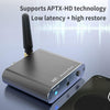 Bluetooth 5.2 Music Receiver, HiFi AUX Optical Coaxial Output, Wireless Audio Adapter for Home Stereo Headphones Speakers