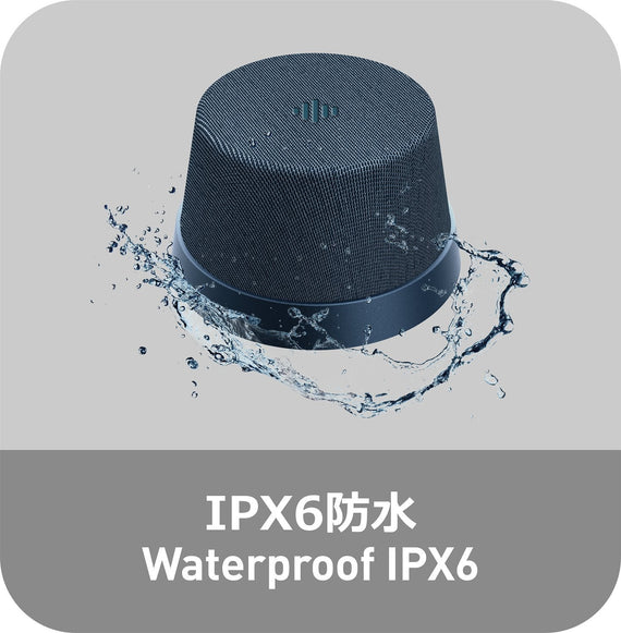 Bluetooth 5.3 högtalare med magnet 3W IPX6 svart