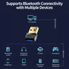 NÖRDIC Bluetooth 6.0 trådlös Bluetooth-dongel/mottagare, Plug and Play, Windows 11/10/8.1, för styrning, hörlurar, tangentbord, mus