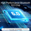 NÖRDIC Bluetooth 6.0 trådlös Bluetooth-dongel/mottagare, Plug and Play, Windows 11/10/8.1, för styrning, hörlurar, tangentbord, mus