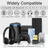 NÖRDIC Bluetooth 6.0 trådlös Bluetooth-dongel/mottagare, Plug and Play, Windows 11/10/8.1, för styrning, hörlurar, tangentbord, mus