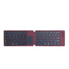 NÖRDIC Bluetooth Keyboard with Touchpad, Ultra-Thin Portable for Windows/Mac/iOS/Android, Compact Foldable Design for Tablet, Phone, PC Red US Layout