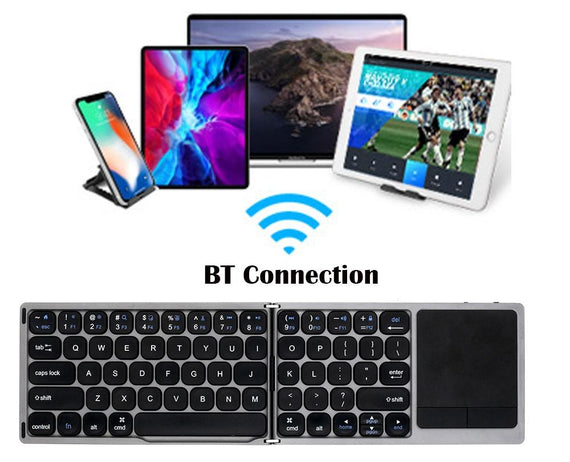 Bluetooth Keyboard with touchpad US Layout 64keys MacOS, iOS, Windows, Android