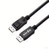 NÖRDIC CERTIFIED CABLES 2m nylonflätad Displayportkabel 1.4 UHD 8K60Hz 4K144Hz HBR3 32,4Gbps 10-bit HDR PVC
