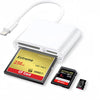 Lightning Kortläsare UHS-I SD, TF/MicroSD och CF för iPhone och iPad