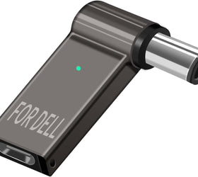 NÖRDIC USB-C till Laptopladdningsadapter, USB-C till DC-kontakt, 100W PD, DC 7,4×5,0mm för DELL