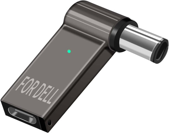 NÖRDIC USB-C till Laptopladdningsadapter, USB-C till DC-kontakt, 100W PD, DC 7,4×5,0mm för DELL