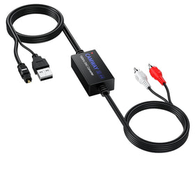 NÖRDIC Digital till Analog Ljudomvandlare, Optisk/SPDIF till RCA 192kHz DAC