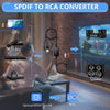 NÖRDIC Digital till Analog Ljudomvandlare, Optisk/SPDIF till RCA 192kHz DAC