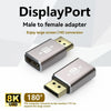 Displayport adapter Male to Female 8K60Hz 4K60/144Hz