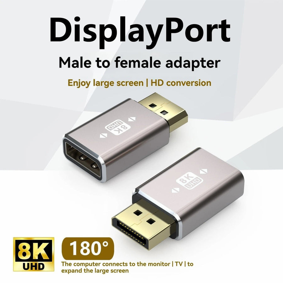Displayport adapter Male to Female 8K60Hz 4K60/144Hz