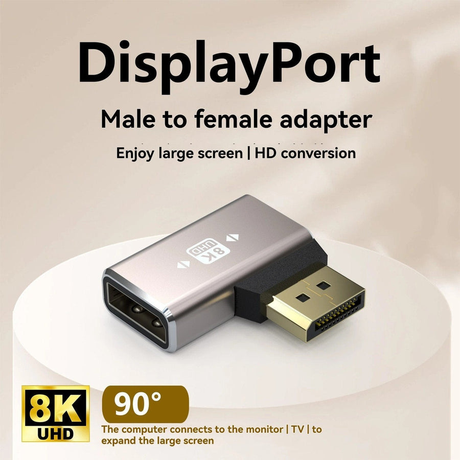 Displayport adapter Male to Female 8K60Hz 4K60/144Hz
