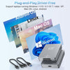 Dual-Slot CFexpress Type A and SD Card Reader, USB 3.2 Gen 2 10Gbps Windows/Mac/Linux/Android
