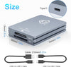 Dual-Slot CFexpress Type A and SD Card Reader, USB 3.2 Gen 2 10Gbps Windows/Mac/Linux/Android