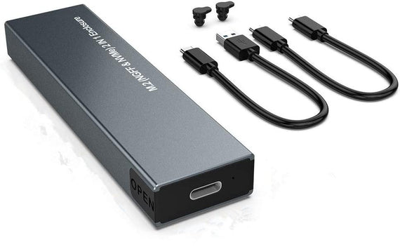 Extern kabinett M.2 NVMe och SATA SSD till USB-A och USB-C M-Key B-Key och B&M Key UASP 2280 2260 2242 2230