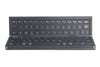 NÖRDIC Foldable Bluetooth Keyboard US Layout with Touchpad, for iOS Android Windows Laptop PC Tablet Smartphone, Burgundy