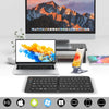 NÖRDIC Foldable Slim Bluetooth Keyboard Pocket Size Compatible with iOS, Android, Windows, for Smartphone, Tablet, Ipad, Iphone, Laptop US layout
