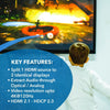HDMI 1 to 2 Splitter 8K0Hz 4K120Hz with extractor Optical SPDIG and stereo HDCP 2.3 HDR10+ EDID Dolby ATMOS