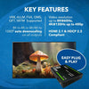 HDMI 1 to 2 Splitter 8K0Hz 4K120Hz with extractor Optical SPDIG and stereo HDCP 2.3 HDR10+ EDID Dolby ATMOS