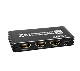 NÖRDIC HDMI 2.1 Splitter 1 till 2 8K60Hz 4k120Hz